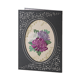 刺しゅう「宵菊」（よいぎく）